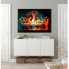 "Santa Ceia abstrato" Quadro de decoração