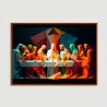 "Santa Ceia abstrato" Quadro de decoração