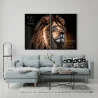 "Dupla Nunca foi sorte, sempre foi Deus" Conjunto de quadros decorativos