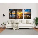 "Paisagem natural" Conjunto de quadros decorativos