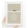 "Milagres de Jesus - Pesca milagrosa" Quadro de decoração