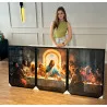 "Santa Ceia pintura" Conjunto de quadros decorativos