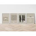 "Milagres de Jesus - 4 peças" Conjunto de quadros decorativos