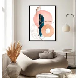 "Quadro abstrato brilho"...