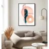 "Quadro abstrato brilho" Quadro de decoração