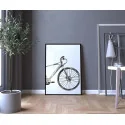 "Bicicleta" Quadro de decoração