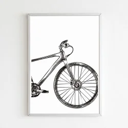 "Bicicleta" Quadro de decoração