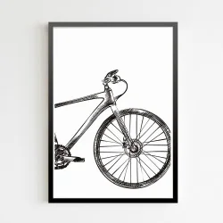 "Bicicleta" Quadro de decoração