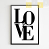 "Love" Quadro de decoração