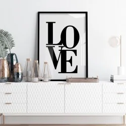 "Love" Quadro de decoração