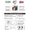 Poster digital infográfico Dia dos Namorados Branco