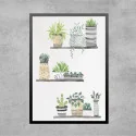 "Suculentas" Quadro de decoração