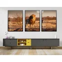 "Savana" Conjunto de quadros decorativos