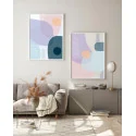 "Abstrato colors" Conjunto de quadros decorativos