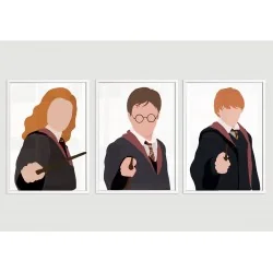 "Harry Potter" Conjunto de quadros decorativos