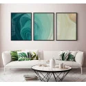 "Trio degradê" Conjunto de quadros decorativos
