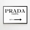 "Prada" Quadro de decoração