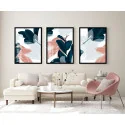 "Floral" Conjunto de quadros decorativos