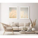 "Folhas de trigo" Conjunto de quadros decorativos