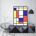 "Mondrian" Quadro de decoração