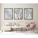 "Trio dente de leão II" Conjunto de quadros decorativos