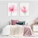 "Flores" Conjunto de quadros decorativos