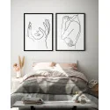 "Minimal Art II" Conjunto de quadros decorativos