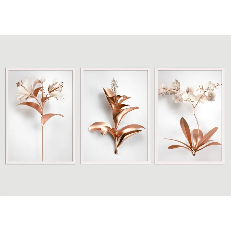 Trio de Molduras Decorativas - Love rose gold - Интерьер - #decorativas  #Gold #LO…