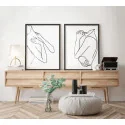 "Minimal Art III" Conjunto de quadros decorativos