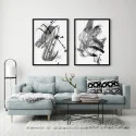 "Pinceladas" Conjunto de quadros decorativos