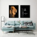 "Dupla Ore, espere e confie" Conjunto de quadros decorativos