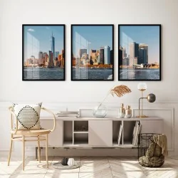 "Trio Manhattan - paisagens urbanas II"...