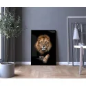 "Leão II" Quadro de decoração
