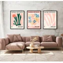 "Trio Matisse" Conjunto de quadros decorativos