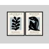 "Dupla Matisse" Conjunto de quadros decorativos