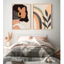 "Arte moderna Boho" Conjunto de quadros decorativos