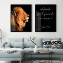 “Dupla Aquele que te guarda III" Conjunto de quadros decorativos