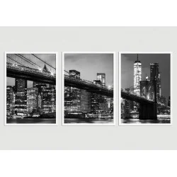 "New York" Conjunto de quadros decorativos