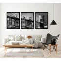 "New York" Conjunto de quadros decorativos