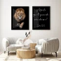 “Dupla Aquele que te guarda V" Conjunto de quadros decorativos