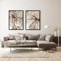 "Árvores" Conjunto de quadros decorativos