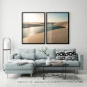 "Lençois Maranhenses" Conjunto de quadros decorativos