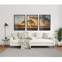 "Paisagem árvore" Conjunto de quadros decorativos