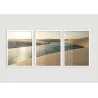 "Trio Lençois maranhenses" Conjunto de quadros decorativos