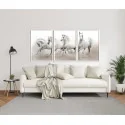 "Conjunto de quadros Cavalos" Conjunto de quadros decorativos