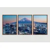 "Cidade Tokyo - Japão" Conjunto de quadros decorativos