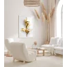 "Flor de ouro" Quadro de decoração