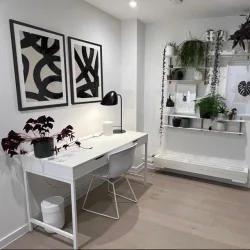 "Abstrato Moderno Minimalista" Conjunto de quadros decorativos