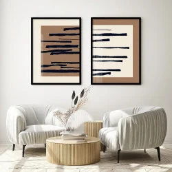 "Abstrato tons terra"...