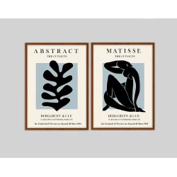 "Dupla Matisse" Conjunto de quadros decorativos